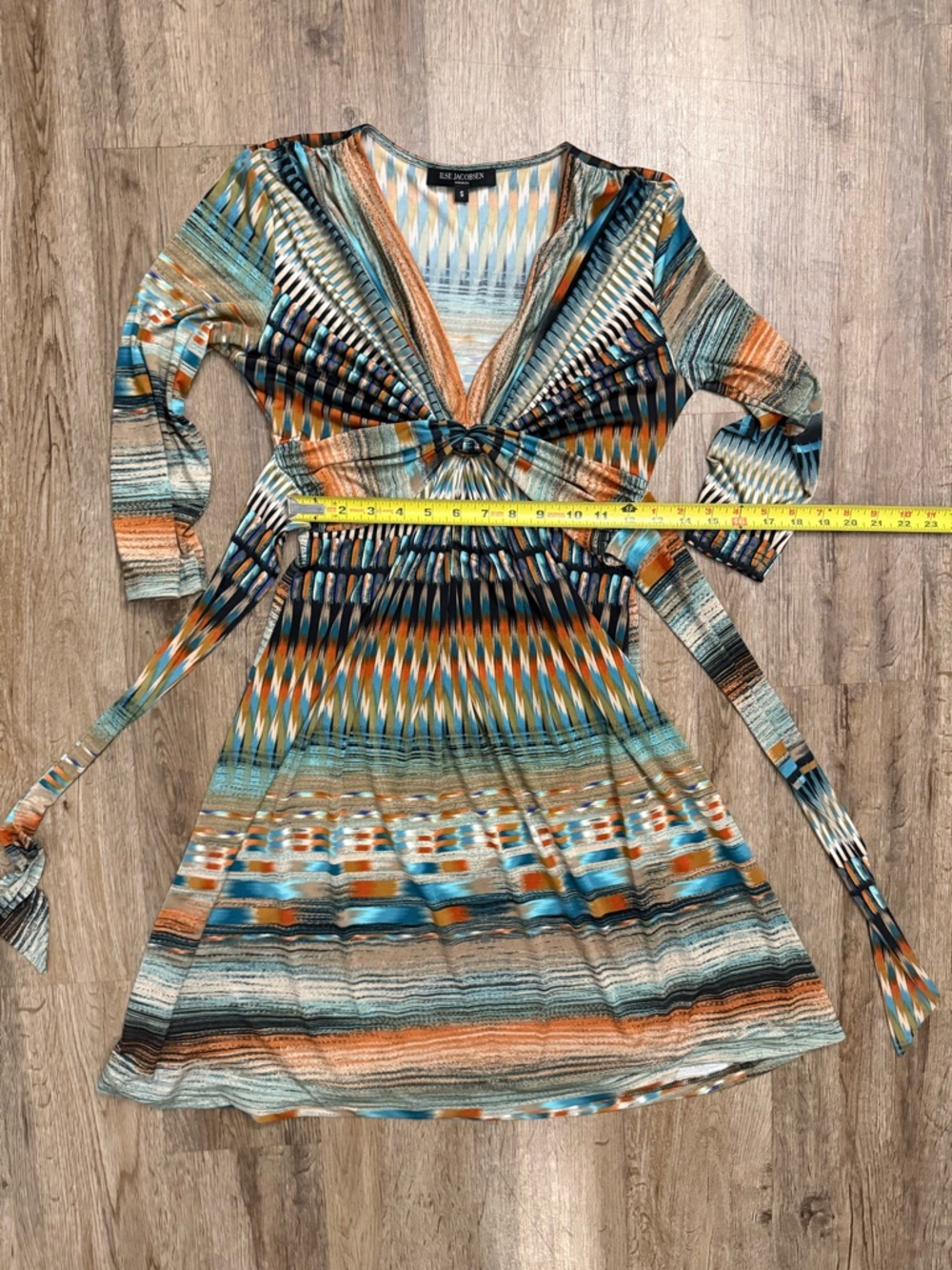 Ilse Jacobsen • Y2K Jersey Geometric Print Dress - Picture 7 of 15